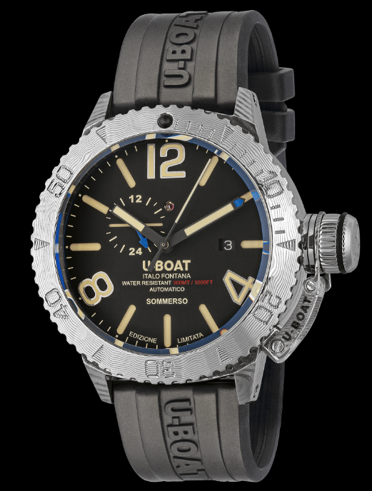 Review Replica U-BOAT SOMMERSO DAMASCO RIGHT 9988 watch